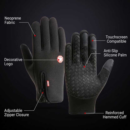🧤Waterproof Touchscreen Thermal Gloves — Stay Warm, Dry & Connected All Winter