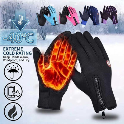 🧤Waterproof Touchscreen Thermal Gloves — Stay Warm, Dry & Connected All Winter