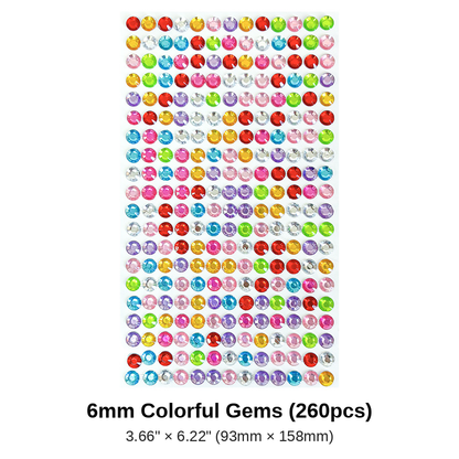 RZXEA™💎 Unprecedented Beauty – Trending Face Crystal Stickers