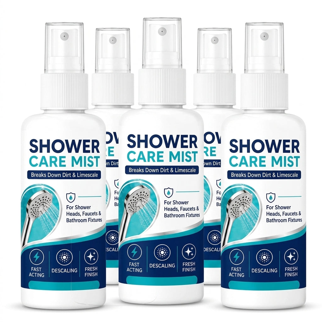🚿 Instant Limescale Remover Spray | 🧼Restore Shiny Chrome & Water Flow