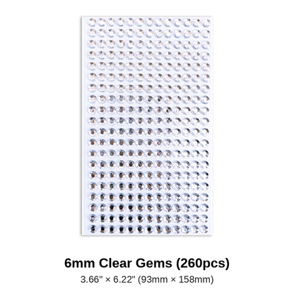 RZXEA™💎 Unprecedented Beauty – Trending Face Crystal Stickers