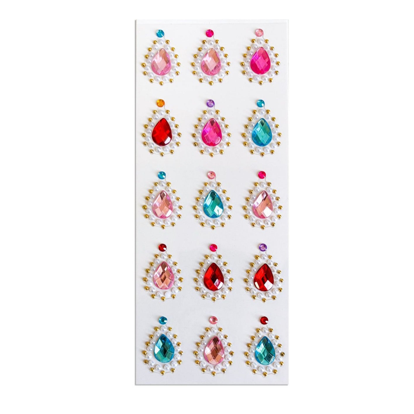 Teardrop Gem Bindi Stickers