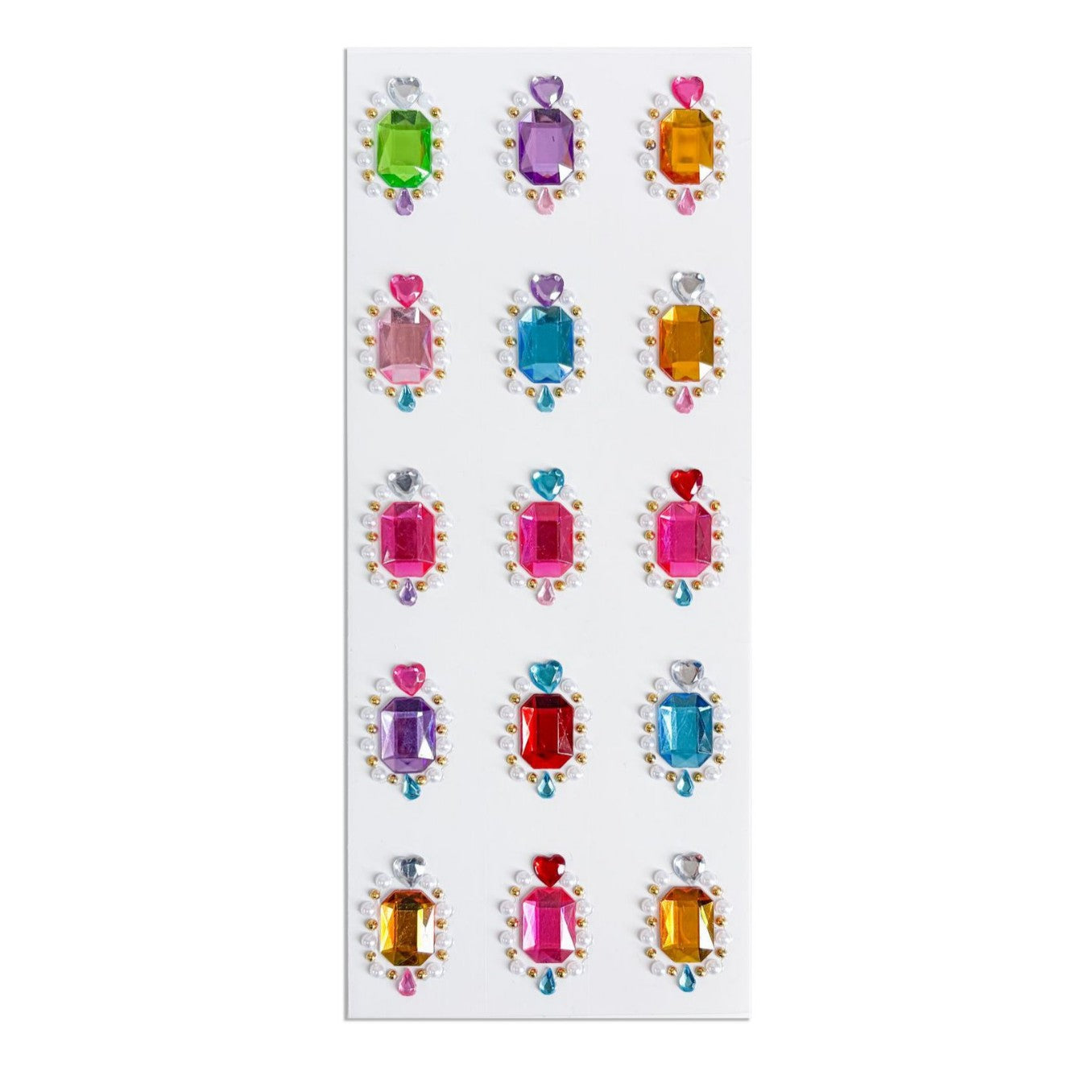 Square Gem Bindi Stickers