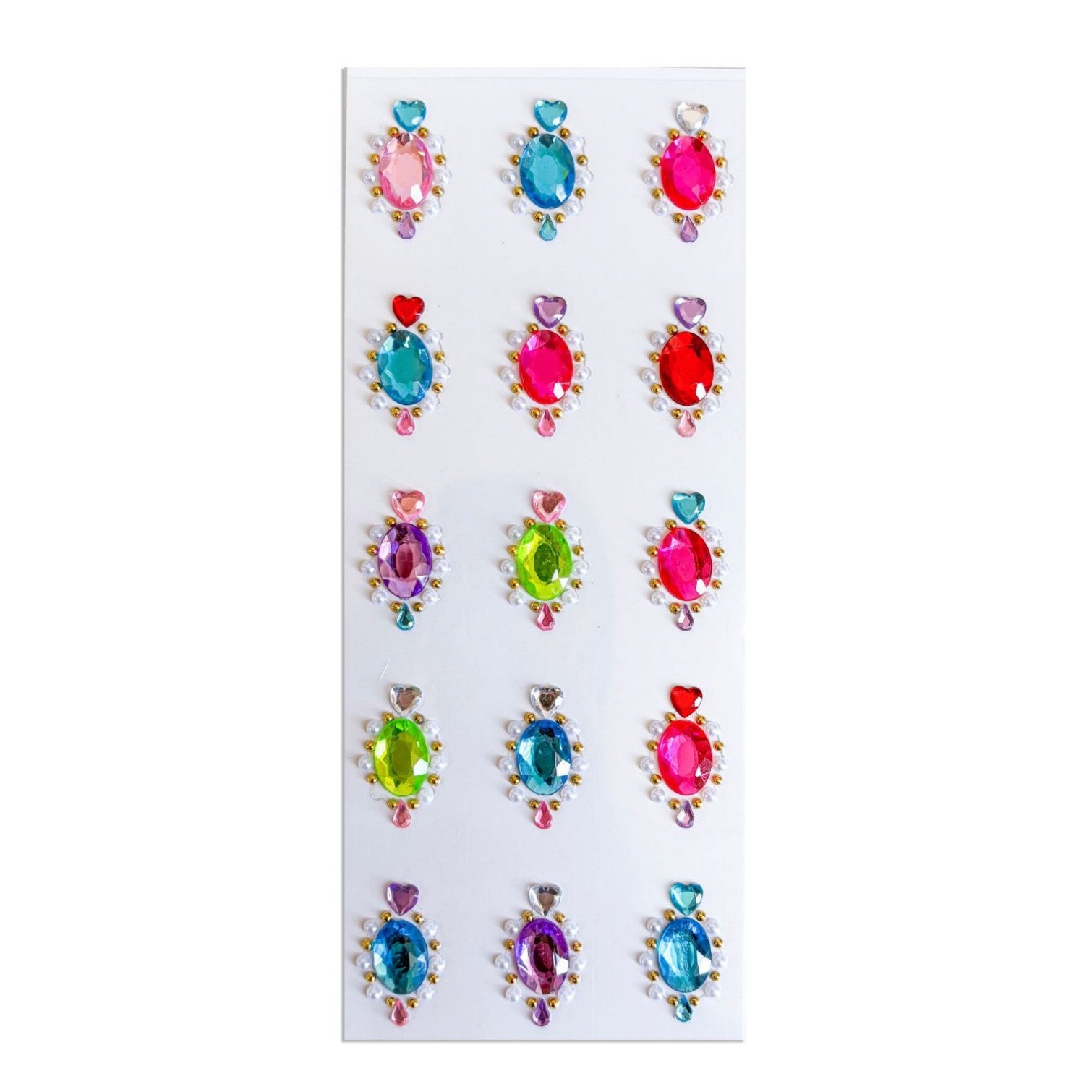 Oval Gem Bindi Stickers