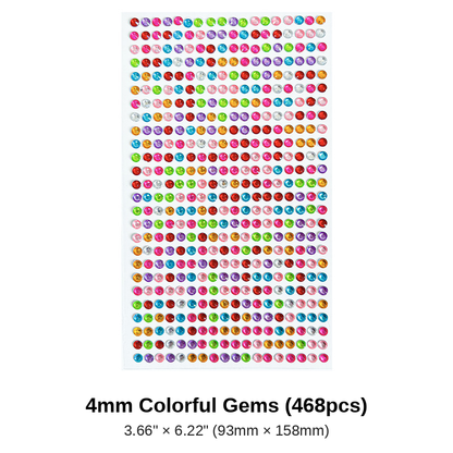RZXEA™💎 Unprecedented Beauty – Trending Face Crystal Stickers