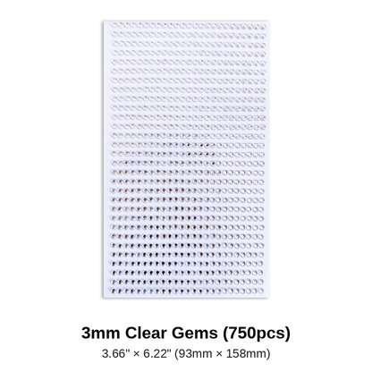 RZXEA™💎 Unprecedented Beauty – Trending Face Crystal Stickers