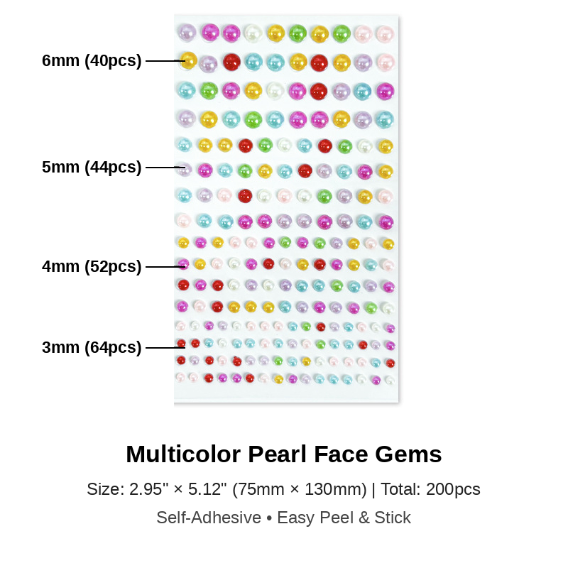 RZXEA™💎 Unprecedented Beauty – Trending Face Crystal Stickers