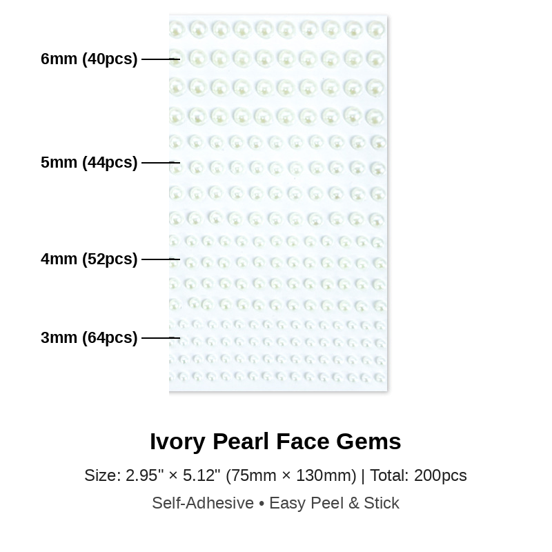 RZXEA™💎 Unprecedented Beauty – Trending Face Crystal Stickers