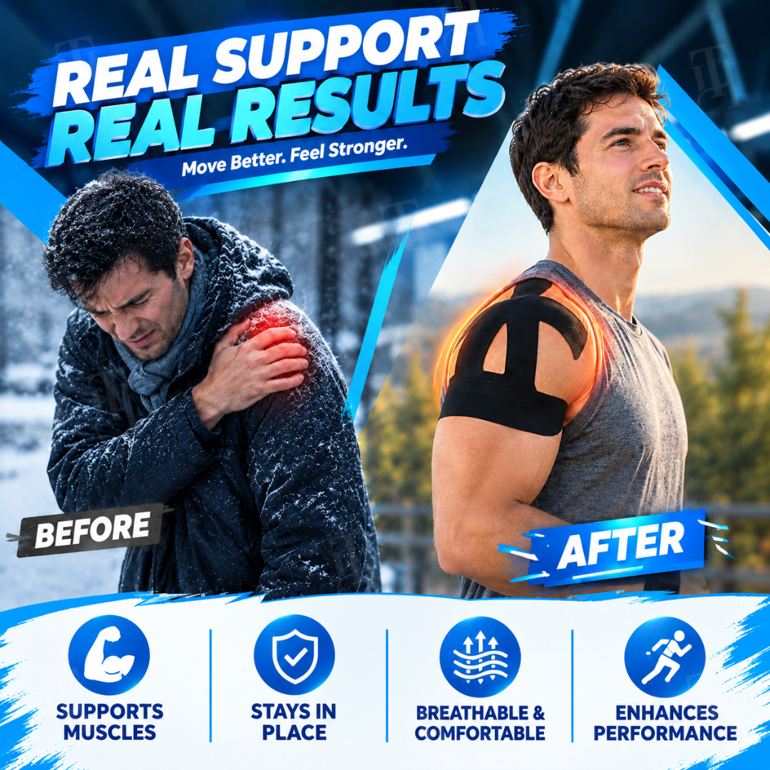 RZXEA™ Precut Muscle Tape for Shoulder Pain Relief
