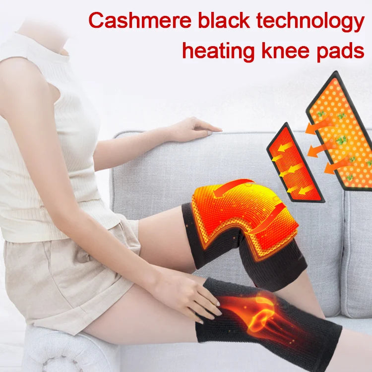 Warm Your Knees Instantly! Soft Faux Cashmere Knee Pads