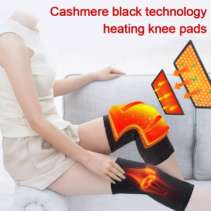 Warm Your Knees Instantly! Soft Faux Cashmere Knee Pads