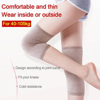 Warm Your Knees Instantly! Soft Faux Cashmere Knee Pads