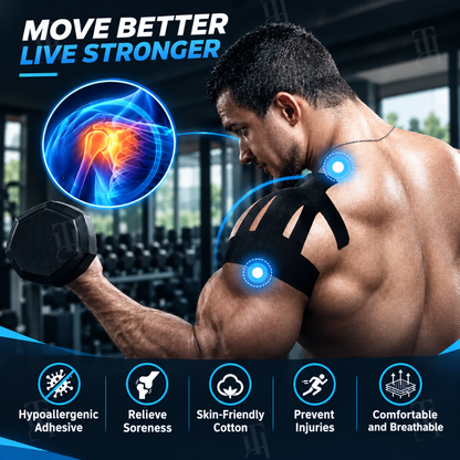 RZXEA™ Precut Muscle Tape for Shoulder Pain Relief
