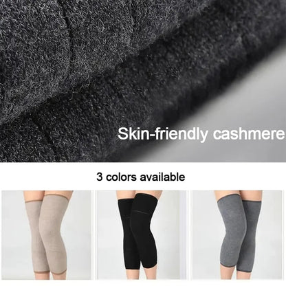 Warm Your Knees Instantly! Soft Faux Cashmere Knee Pads