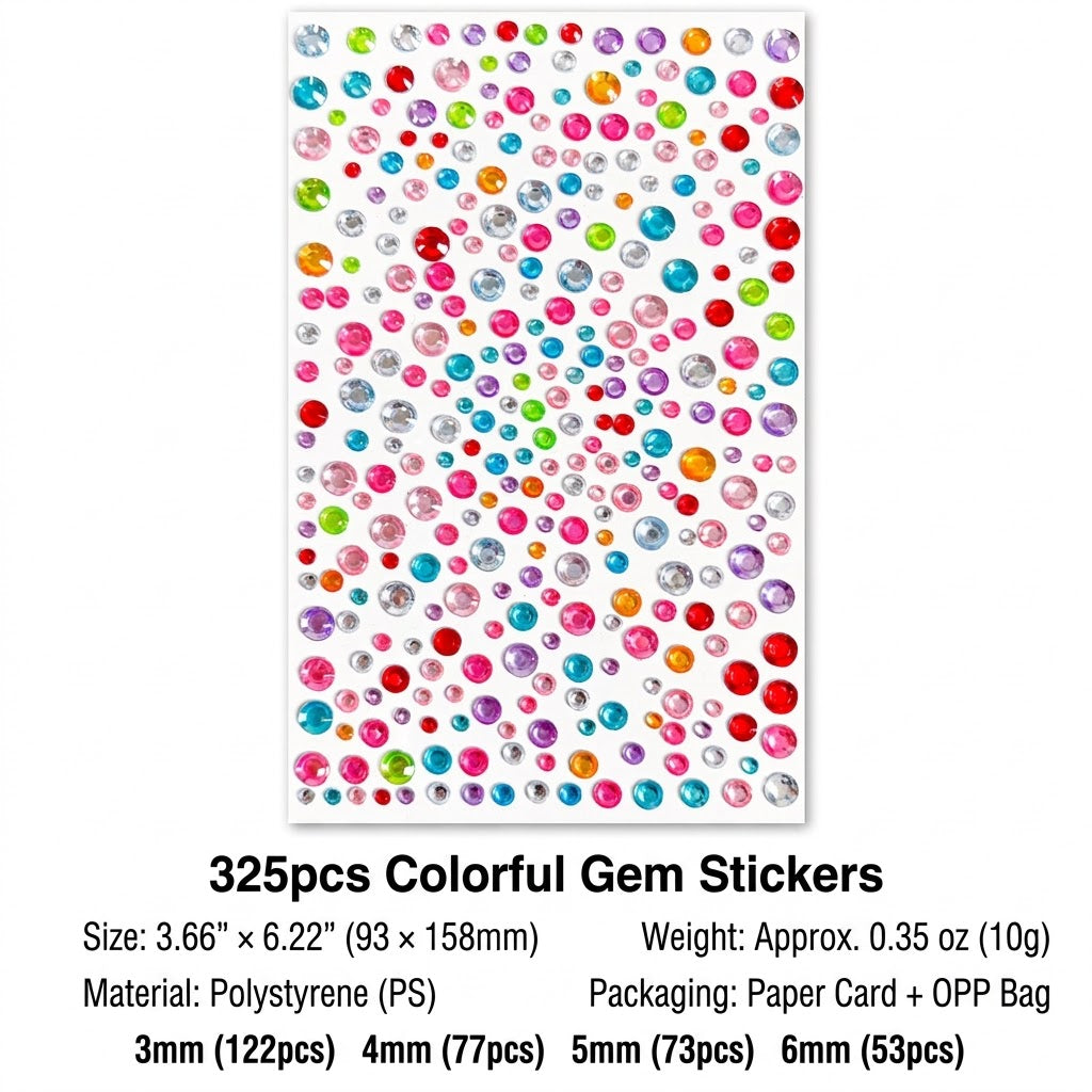 RZXEA™💎 Unprecedented Beauty – Trending Face Crystal Stickers