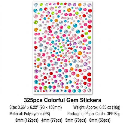 RZXEA™💎 Unprecedented Beauty – Trending Face Crystal Stickers