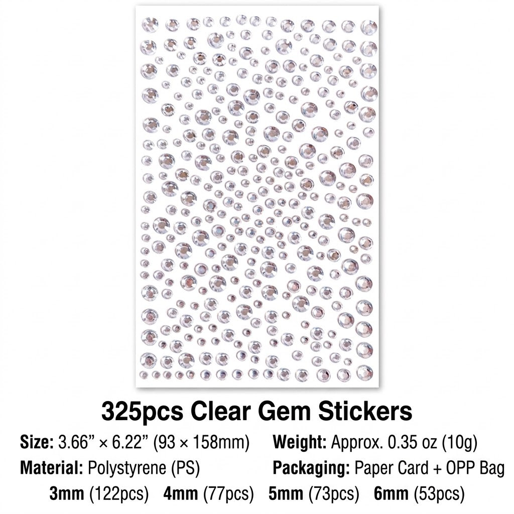RZXEA™💎 Unprecedented Beauty – Trending Face Crystal Stickers