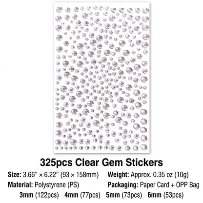 RZXEA™💎 Unprecedented Beauty – Trending Face Crystal Stickers