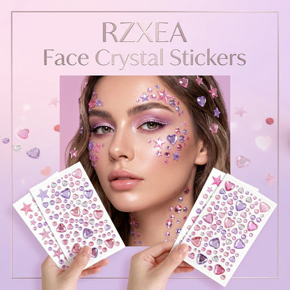 RZXEA™💎 Unprecedented Beauty – Trending Face Crystal Stickers