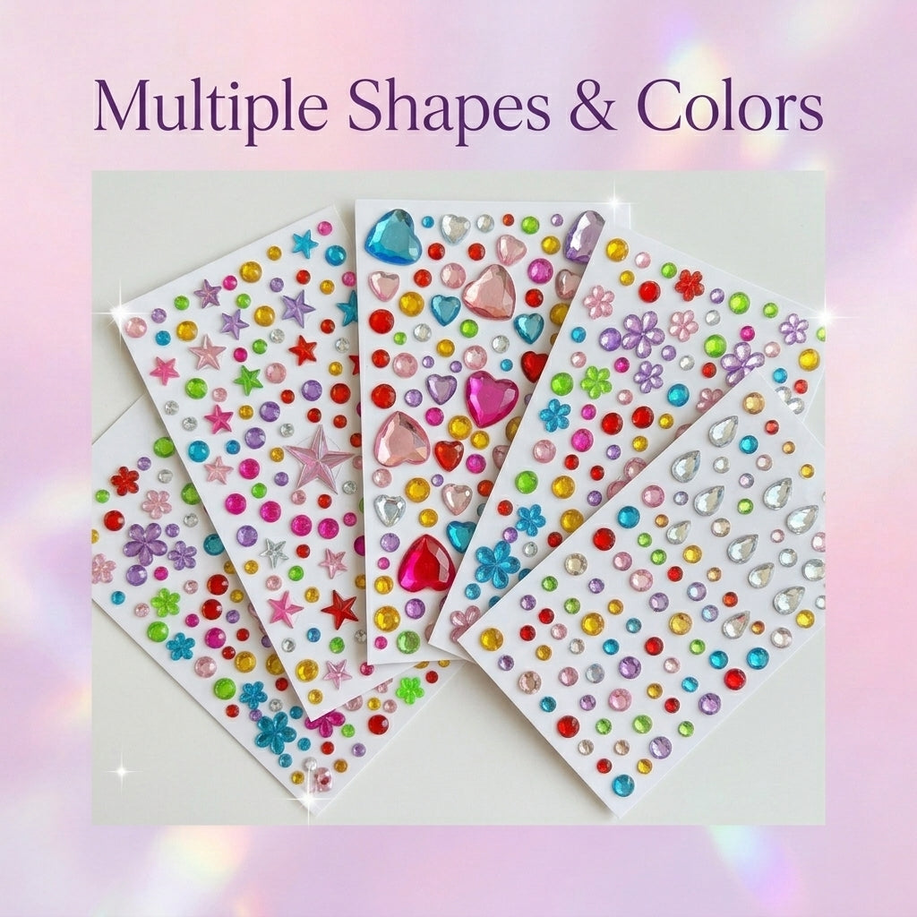 RZXEA™💎 Unprecedented Beauty – Trending Face Crystal Stickers