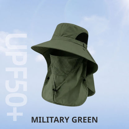 ☀️ Flash Sale  🔥 UPF 50+ Sun Protection Hat With Full Face & Neck Coverage