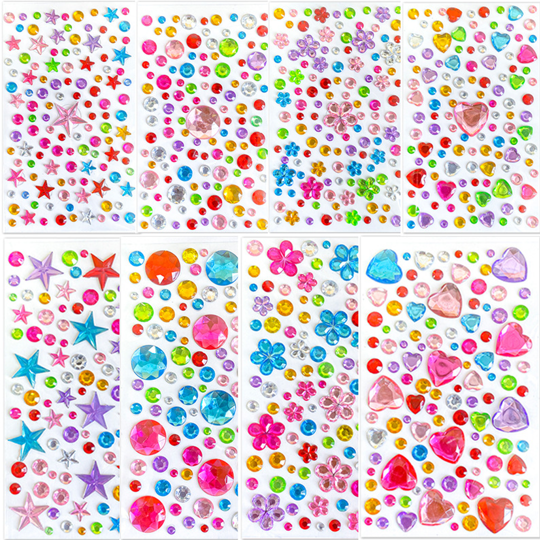 RZXEA™💎 Unprecedented Beauty – Trending Face Crystal Stickers