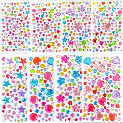 RZXEA™💎 Unprecedented Beauty – Trending Face Crystal Stickers