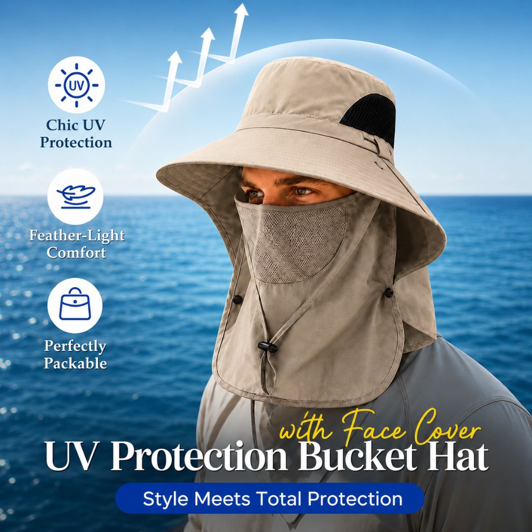☀️ Flash Sale  🔥 UPF 50+ Sun Protection Hat With Full Face & Neck Coverage