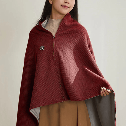 🎄 Best Christmas Gift for Family! ❄️ Stay Warm All Winter — Portable Electric Heated Blanket Shawl