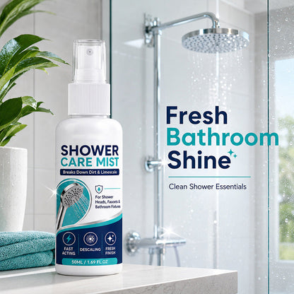 🚿 Instant Limescale Remover Spray | 🧼Restore Shiny Chrome & Water Flow