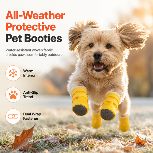 🥳2026 HOT SALE🥳💞50K+ SOLD! 🐕❄️ 50% OFF! Winter Waterproof Dog Boots – plush lined, non-slip, waterproof. Warm & safe paws for winter walks! 🛡️