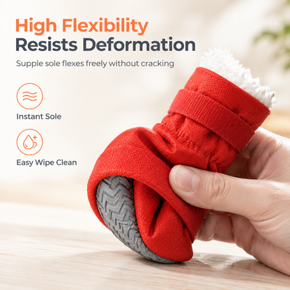 🥳2026 HOT SALE🥳💞50K+ SOLD! 🐕❄️ 50% OFF! Winter Waterproof Dog Boots – plush lined, non-slip, waterproof. Warm & safe paws for winter walks! 🛡️