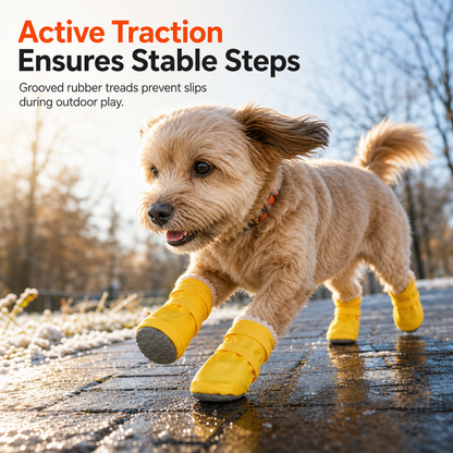 🥳2026 HOT SALE🥳💞50K+ SOLD! 🐕❄️ 50% OFF! Winter Waterproof Dog Boots – plush lined, non-slip, waterproof. Warm & safe paws for winter walks! 🛡️