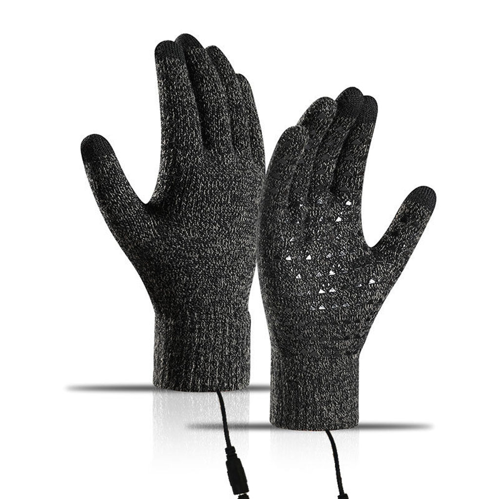 ❄️USB Heated Knit Gloves – Warmth & Touchscreen Ready