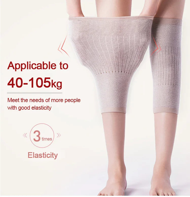 Warm Your Knees Instantly! Soft Faux Cashmere Knee Pads