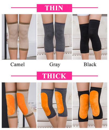 Warm Your Knees Instantly! Soft Faux Cashmere Knee Pads